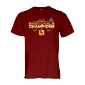 USC Trojans Unisex Men's Indoor Track & Field 2025 National Champs Cardinal T-Shirt